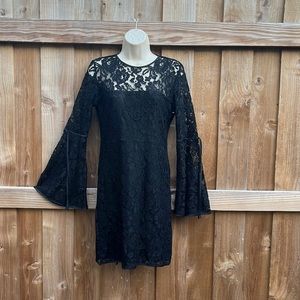 Express Sz 8 black Lace cocktail party dress